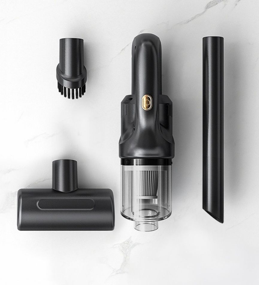 Aspirator Portabil Fără Fir, USB, pentru Casă și Mașină, Autonomie 45 min