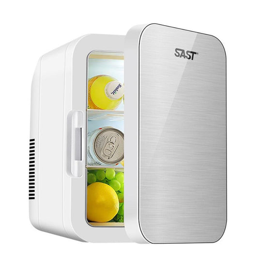 Mini Frigider Cosmetice – Funcție Dublă Încălzire/Răcire, 8L, Portabil, Gri