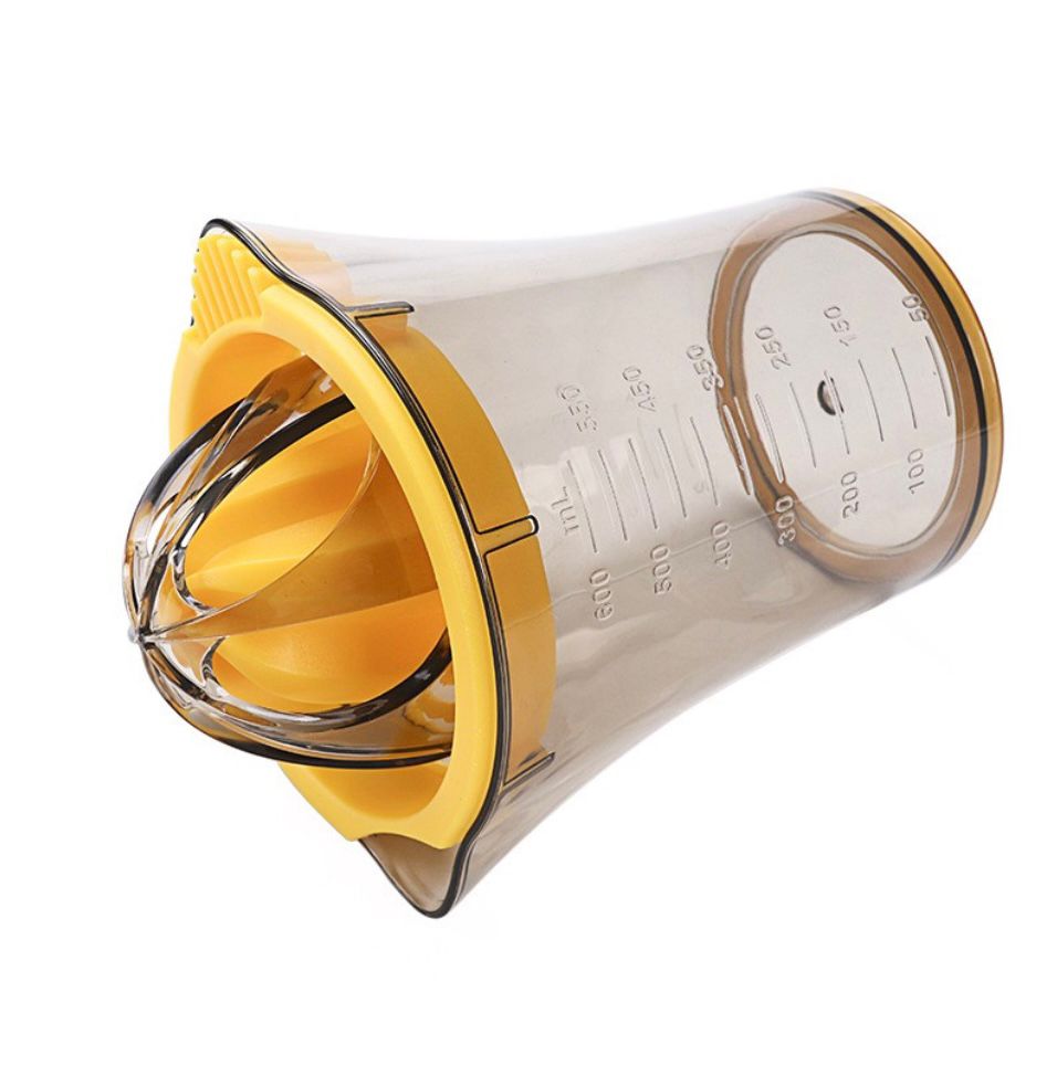 Storcător Citrice Manual cu Recipient Generos 600 ml – Ușor de Folosit, ABS Transparent